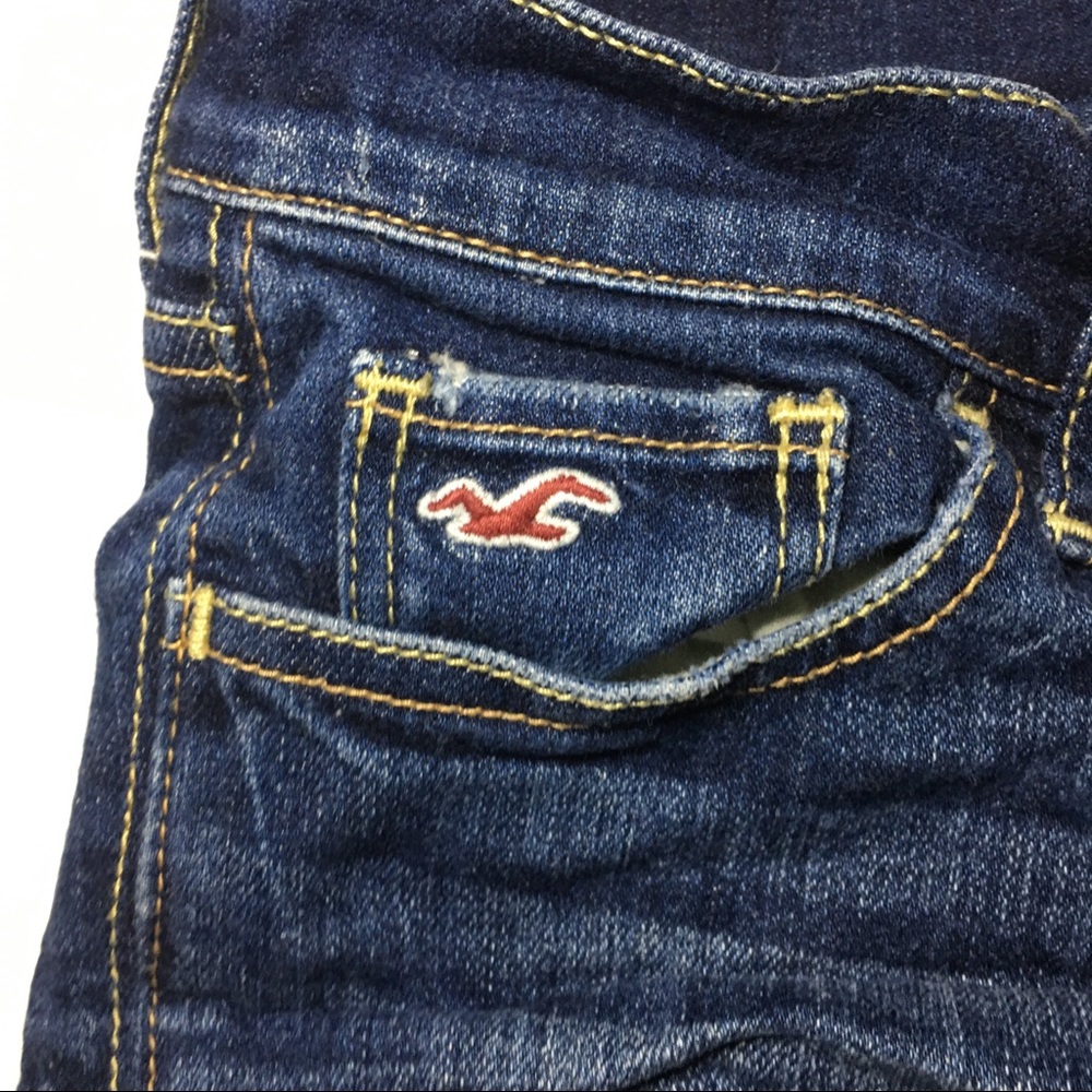 Hollister Women's Size 3 W26 Blue Jean Short - Picture 3 of 7